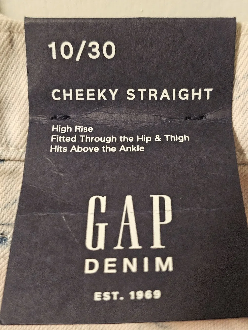 GAP Denim Tie Dye Cheeky Straight Leg Jeans Pink/Blue Women's Size 10 NWT